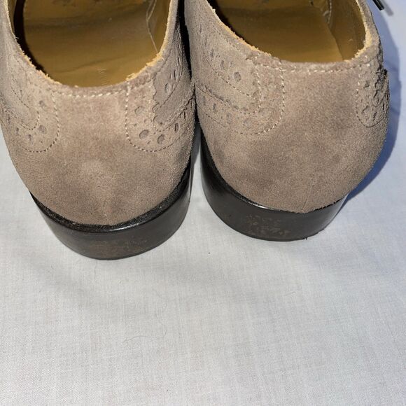 The J. Peterman Company Men’s Wingtip Oxfords Sz 9 M Brown Tan Leather Going Out main image 5
